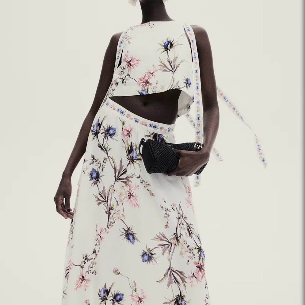 NWT H&M Floral Two-Piece set